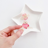 Lady Hair Claw Heart Pair (LHP9344)